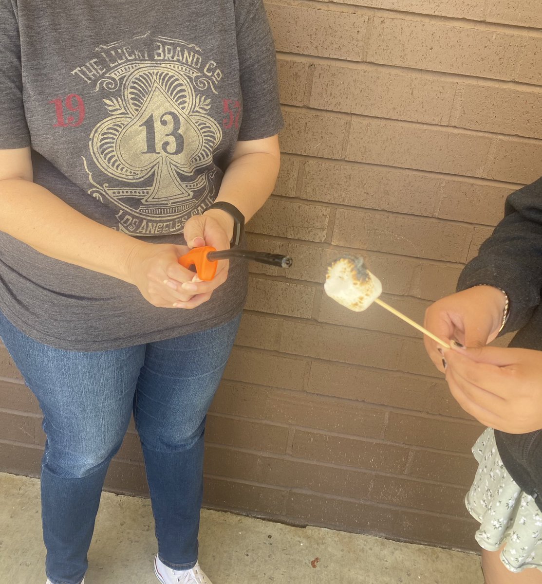 I want to be a student in <a href="/JEnriquezRios/">Jennifer Enriquez</a> class! They’re getting really into our camp theme this summer with s’mores treats this afternoon! <a href="/FUESDSchools/">FUESD Schools</a>