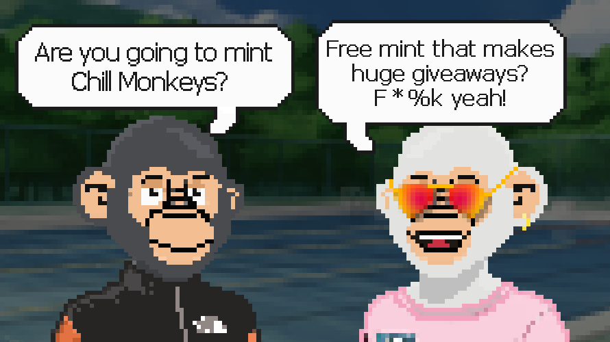 Chill Monkeys Mint IS LIVE NOW tweet media