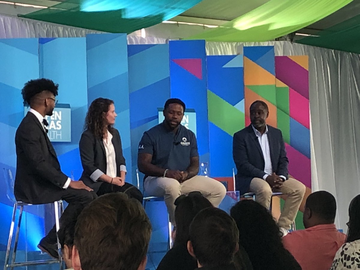 #AspenIdeasHealth presenters discuss providing people with healthcare services in laundromats, coordinating health services in grocery stores, and talking about mental health in barbershops. Meeting people where they’re at -literally- to increase access