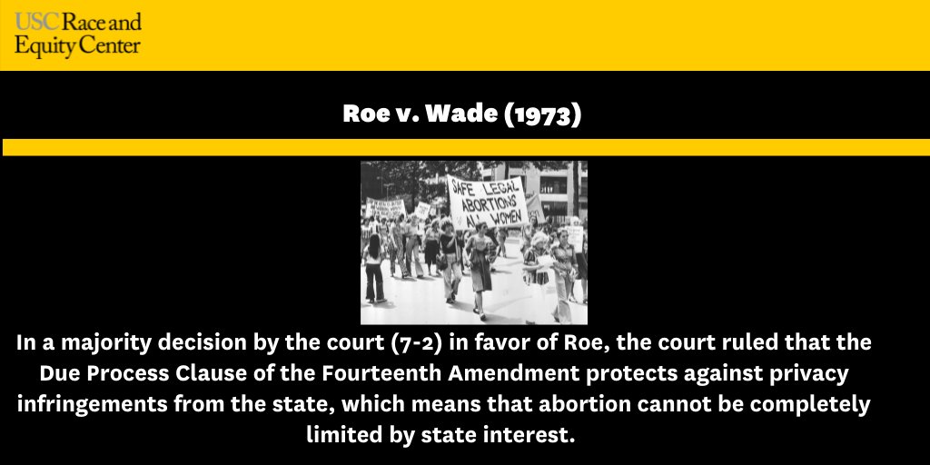 USCRaceEquity's tweet photo. Today the Supreme Court overturned Roe v Wade, eliminating the constitutional right to abortion care access. There should always be the right to control what happens to our bodies — not the government. #PolicyEquity https://t.co/ya8bBQ1Emg