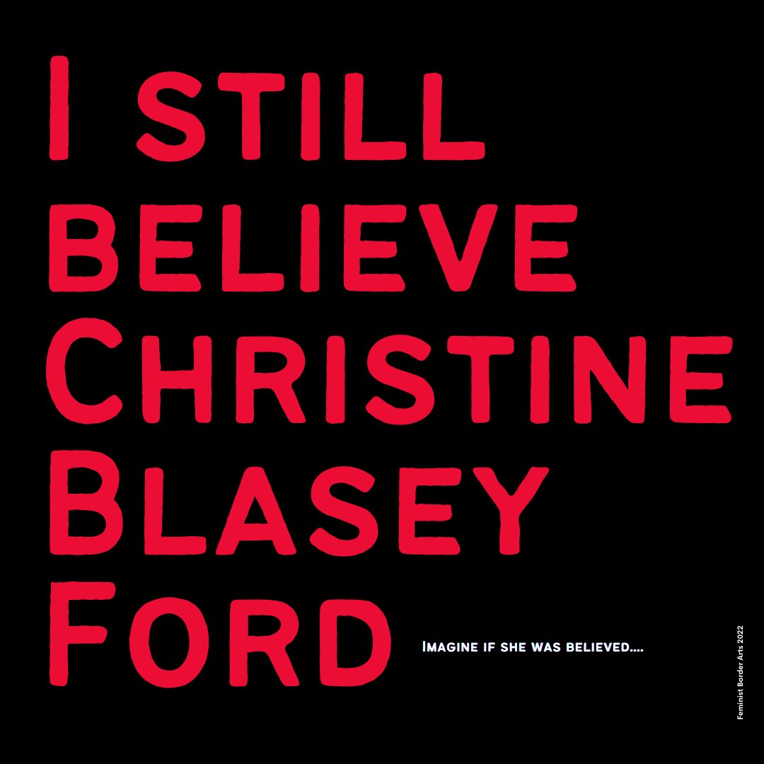 Where would society in the U.S. be if #ChristineBlaseyFord was believed? How are issues of inequality and injustice systemic? Homosocial? Patriarchal? Classist? Racist? All of the above? Imagine the possibilities of different futures. #supremecourt #ibelievechristineblaseyford
