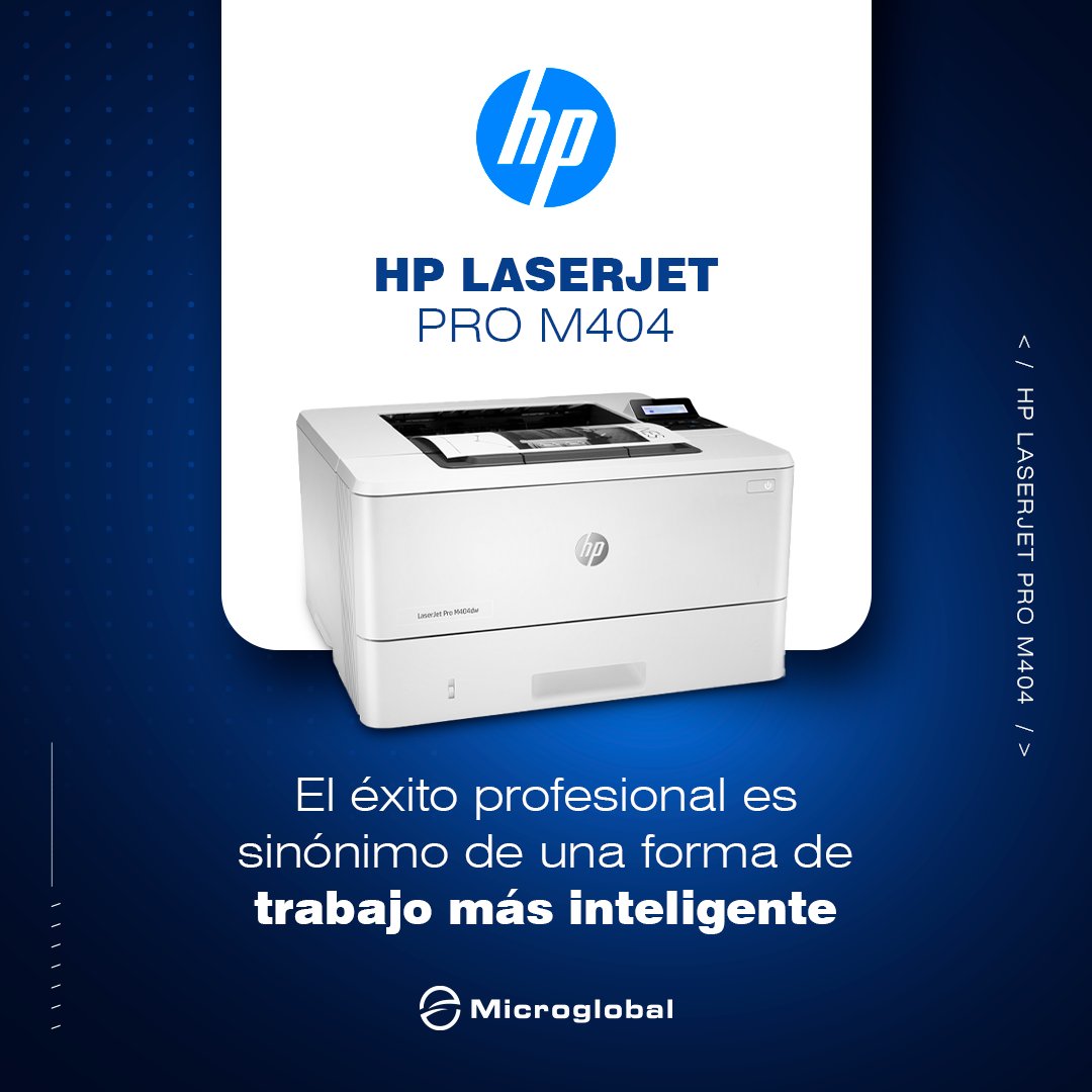 La impresora HP LaserJet Pro M404 se ha diseñado para que puedas centrarte más en el crecimiento de tu empresa y situarte un paso por delante de la competencia. 🖨

Más info en nuestra web ➡ microglobal.com.ar