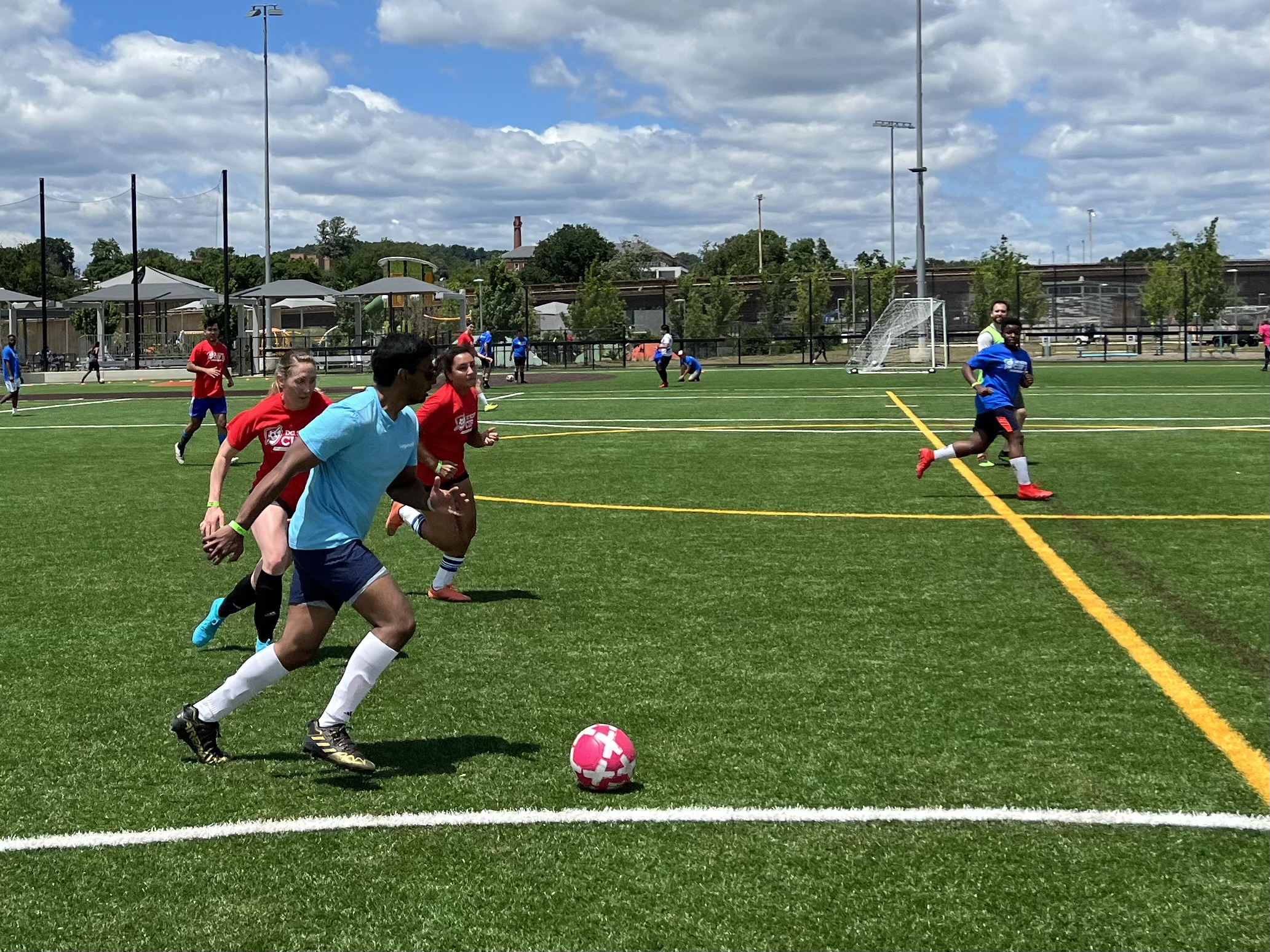 Capgemini team support youth DC SCORES Cup