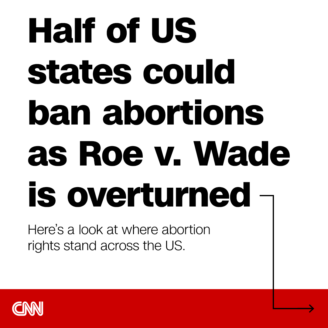 CNN's tweet photo. Here's a look at where abortion rights stand across the US

Source: Guttmacher Institute
Graphic: Priya Krishnakumar, CNN

https://t.co/SuBEH4TamI https://t.co/LZYMfETyAw
