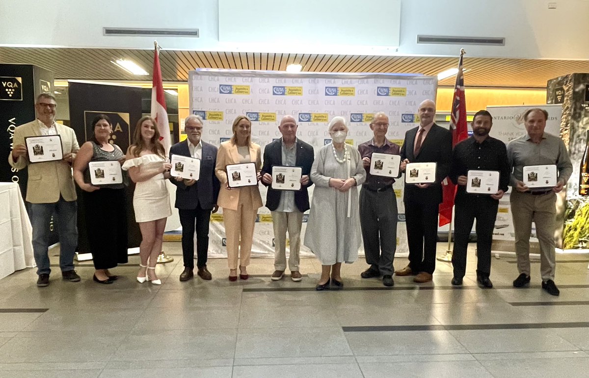 Delighted to offer a toast to the recipients of the 2022 Lieutenant Governor’s Awards for Excellence in Ontario Wines. This year’s winners are a full-bodied example of Ontario’s world-class gastronomical talent.