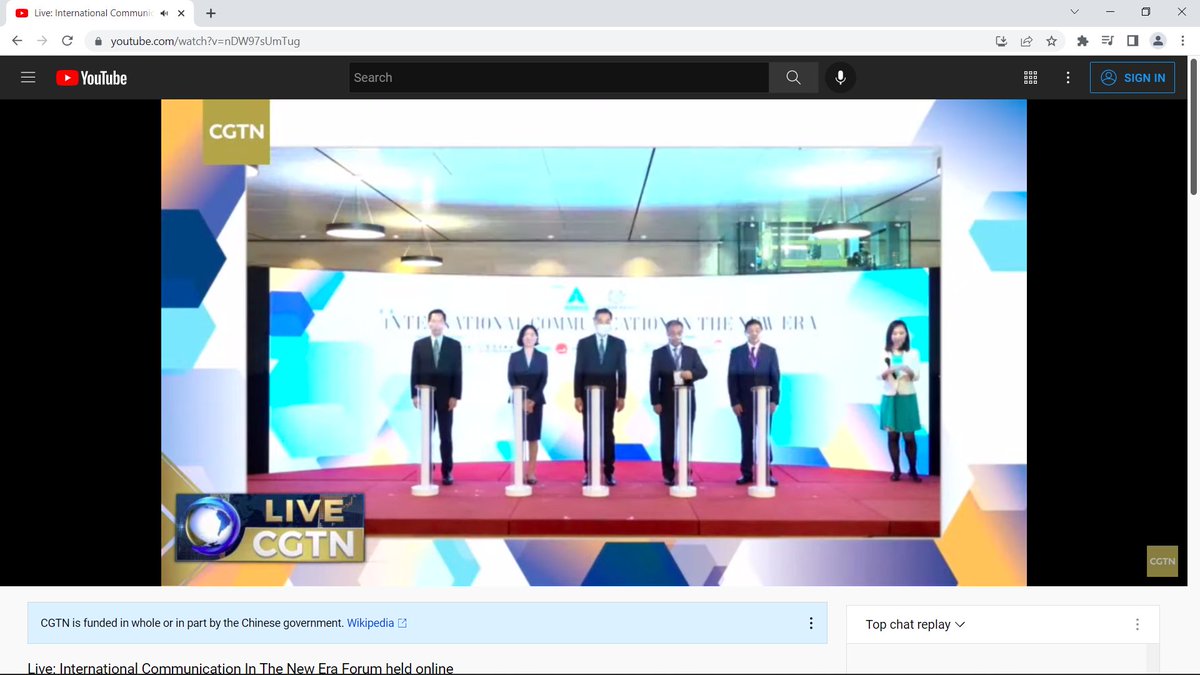 DanGarrett97's tweet photo. @Byron_Wan @rhokilpatrick @AMFChina @carmenkamanlau He also participated in a #UnitedFront program to improve #Communist #China's image org by the #HKSAR #Commie org #HongKongCoalition that featured #CPPCC vice chm #CY keynoting & attended by the dep dir of the #CGLO: "International Communication In The New Era Forum held online" https://t.co/MePsn03BRp