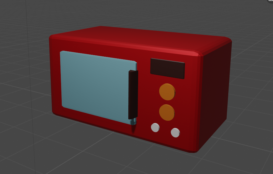 PIXEL_gems's tweet photo. Learning blender!! Made a microwave :D https://t.co/AaP0v9ylkq