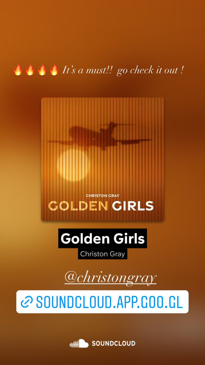 MsLiz0818's tweet photo. https://t.co/5Fcv5wyUZH.       #goldengirlvibes #NewMusicFriday @christongray https://t.co/O4wD9OxZWa