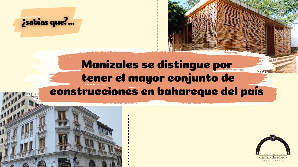 ManizalesCH's tweet photo. Como manizaleños somos ricos en historia y tradición, las construcciones en bahareque son muestra de ello, en nuestras manos queda que el patrimonio se preserve.
#centrohistorico #cultura #tradicion #patrimonio #manizales #bahareque
fuente: https://t.co/5GSPLBDNEc https://t.co/UVMYYDCBn7