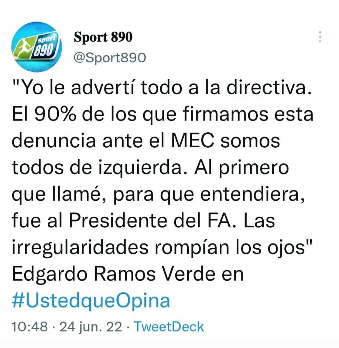 JuanFriedl's tweet photo. @Dip_ConradoRod Es dura la vida del disidente interno en el FA. https://t.co/4TcpZam5te