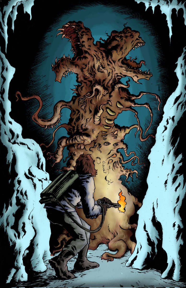 kacsandy5's tweet image. The Thing. A perfect evil imposter. Looks like you or me but has a black heart inside.