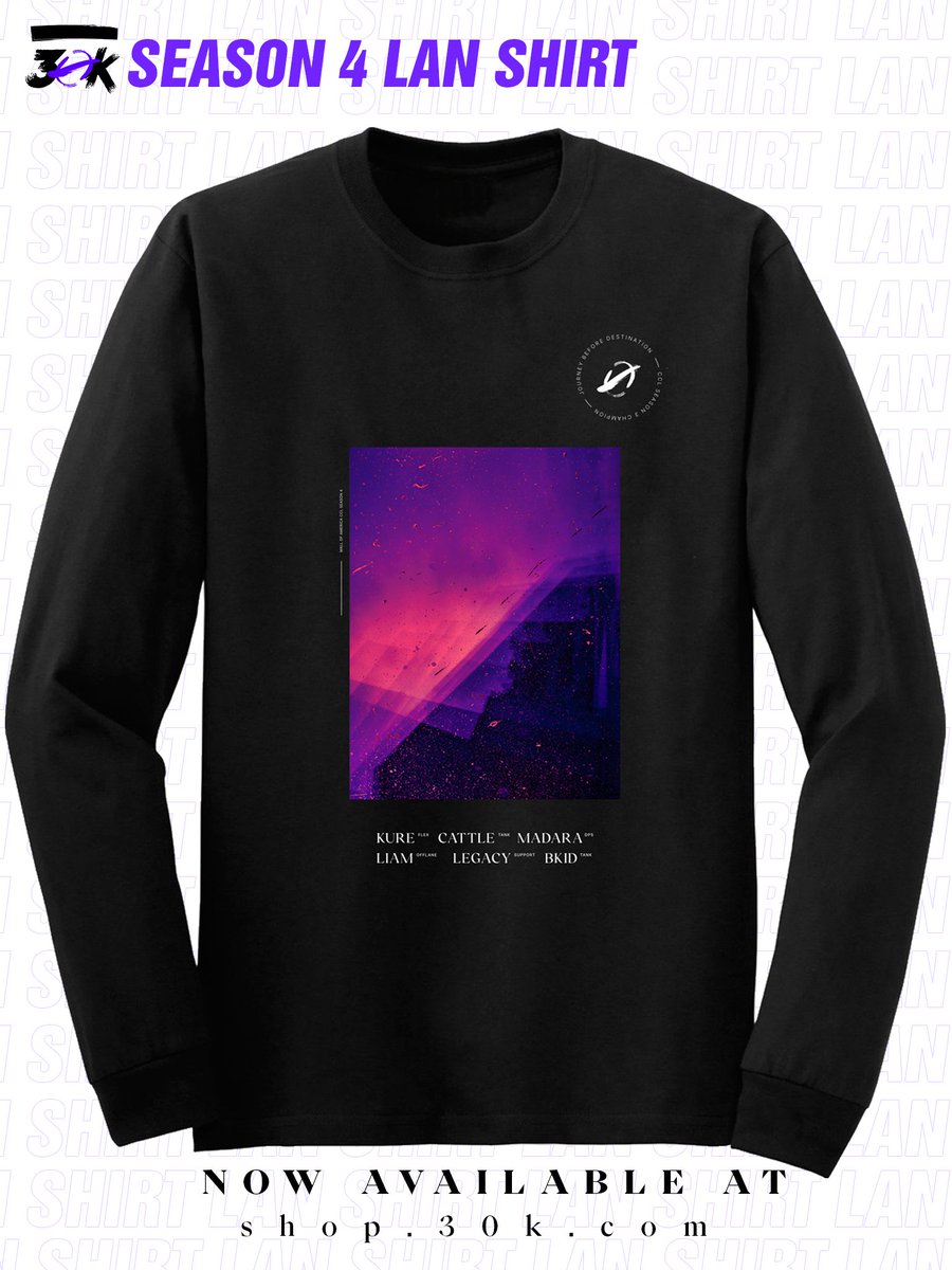 To celebrate qualifying 1st seed for the <a href="/HeroesHearthCCL/">HeroesCCL by HeroesHearth</a> LAN, check out the Season 4 collection featuring our first ever team shirt! Get yours today at shop.30korg.com
Retweet this tweet and be following the <a href="/30korg/">30K</a> account to enter into a giveaway for a 30k LAN Shirt!