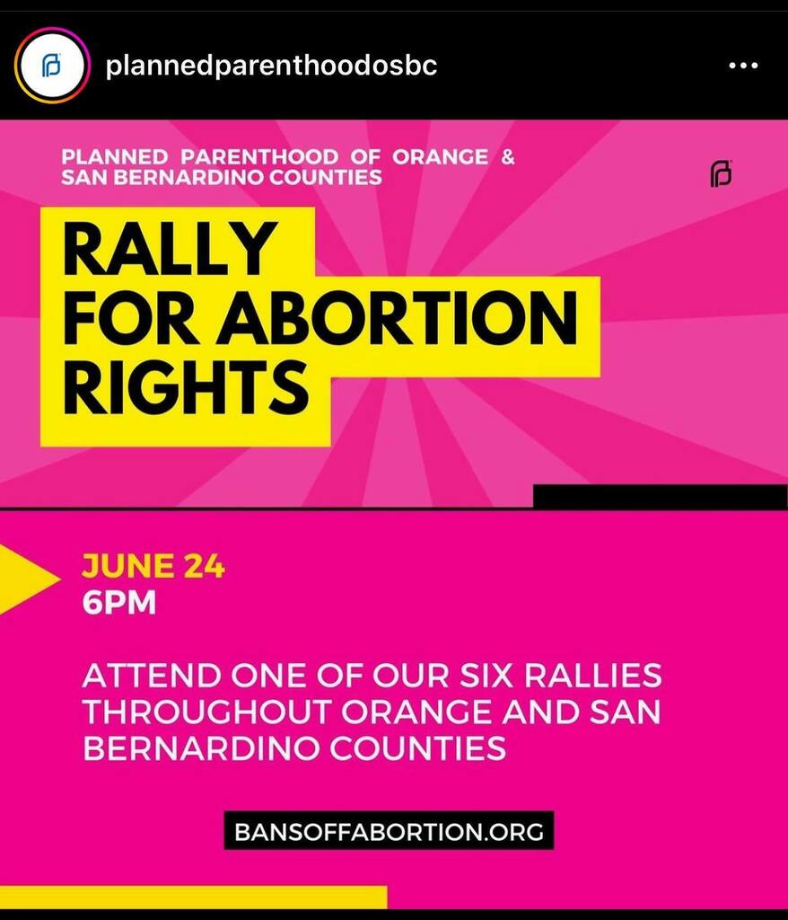 Peacefulli_inc's tweet photo. ROE V WADE Protest Locations in San Bernardino and Orange County TONIGHT. #roevwade #sanbernardino #orangecounty #ocprotest. For city location requests, comment or DM us. #peacefulli https://t.co/EqYtRpi1ob https://t.co/V17n4E3DXZ