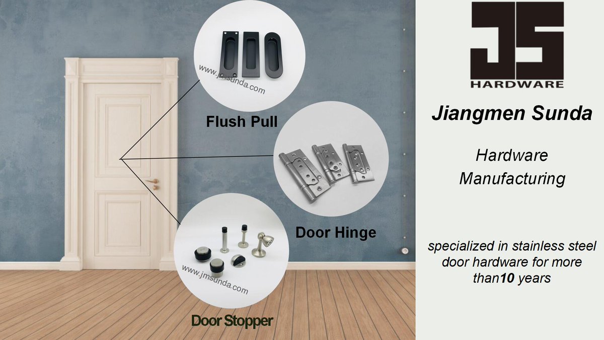 DaisyChyi's tweet image. High quality stainless steel door hardware-- JS Hardware 
More details contact us: sales4@jmsunda.com
#stainlesssteel #doorhardware #flushpull #doorstopper