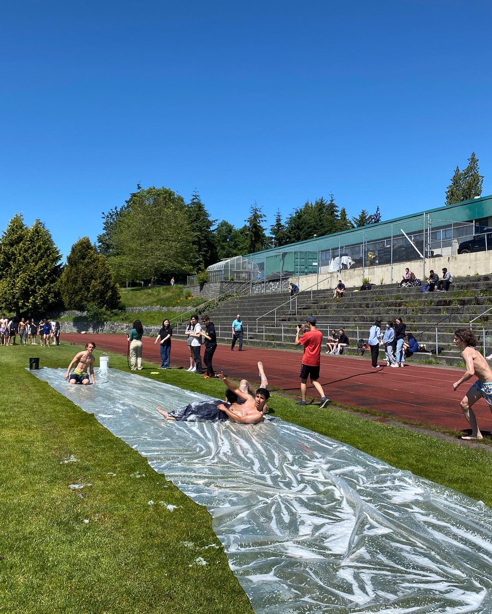 Slip sliding into summer with one last Student Council lunch time event today. Have a great summer Highlanders &amp; wishing the Grad Class of ‘22 all the best in their next adventure! #alwaysahighlander