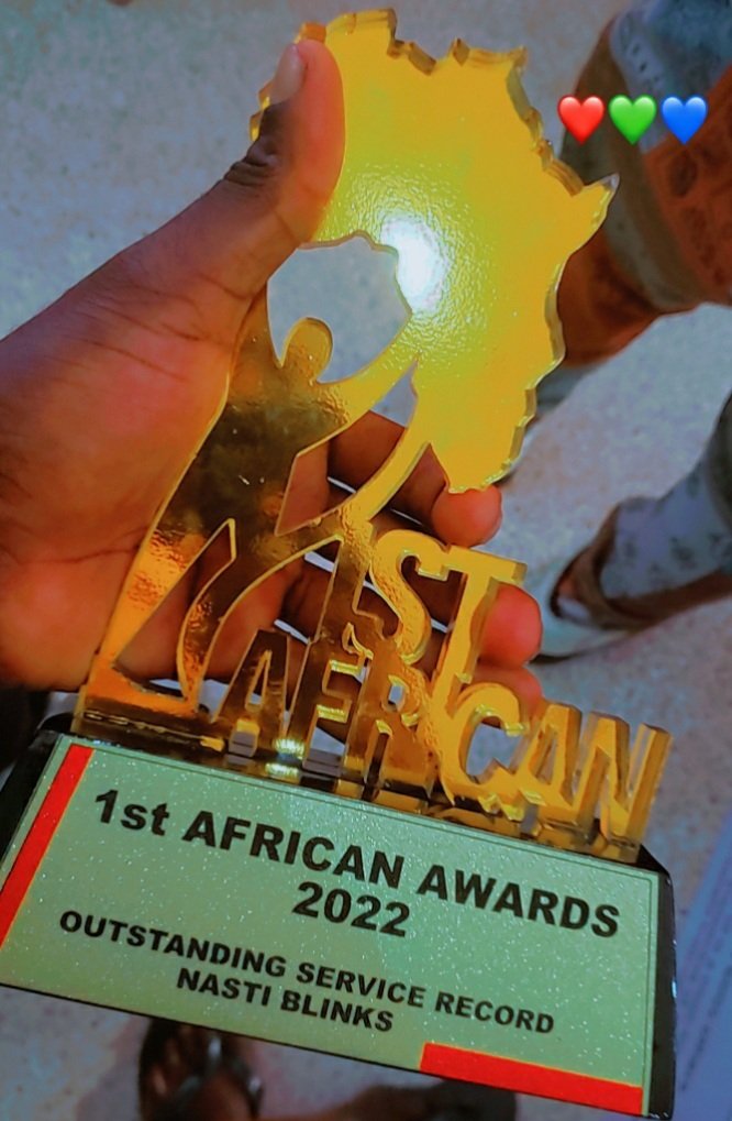 nastiblinksgh's tweet photo. Congratulations to myself #1stAfricanAwards #PromoGord #OutstandingServiceRecord #GhMusicHype https://t.co/fluxDIpwHg