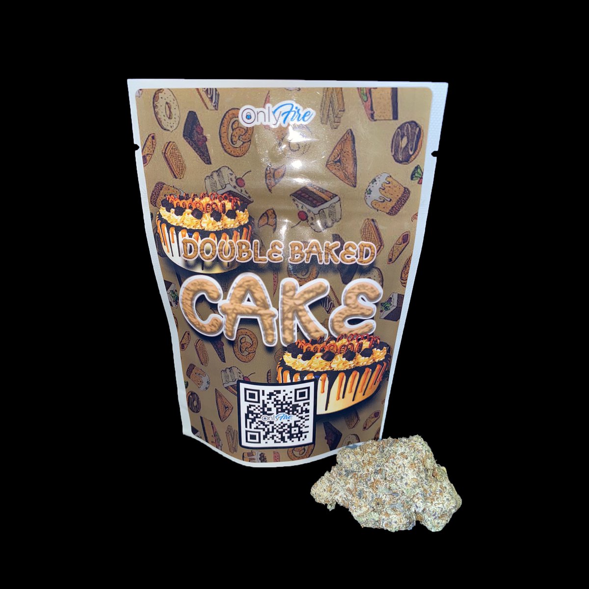 Authenticdope1's tweet photo. Cooked up this super fresh “Double Baked Cake” Mylar bag cannabis package design for https://t.co/Ea1oTbBOCP hit us up for cover arts, cannabis bag designs, business logos, t shirt designs or anything else you may need and we will get it started today! https://t.co/cuEc8pOnxD