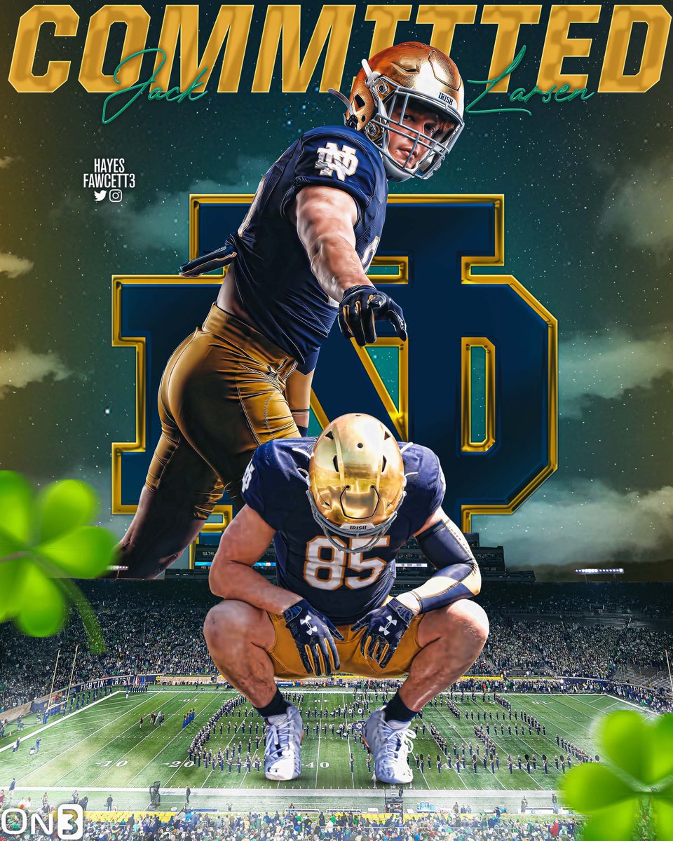 I’M H☘️ME! <a href="/Marcus_Freeman1/">Marcus Freeman</a> <a href="/GeradParker1/">Gerad Parker</a> <a href="/T_Rees11/">Tommy Rees</a> <a href="/NDFootball/">Notre Dame Football</a>