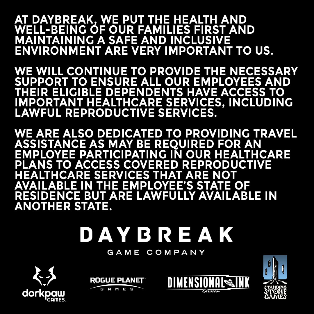 Daybreak Games tweet media