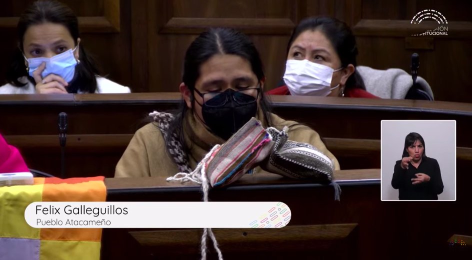 CC <a href="/LickanantayC/">Constituyente.Lickanantay</a>: "Este nuevo pacto social donde nuestra diversidad como personas se materializa en el nuevo texto constitucional y, sepan todos los pueblos de Chile, que este representa una nueva herramienta para alcanzar la tan anhelada dignidad"