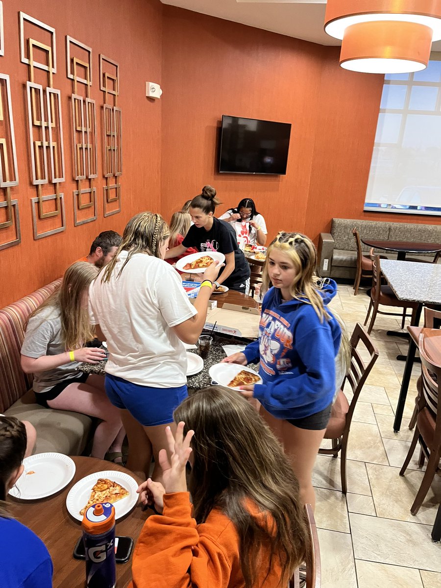 Lady Chargers Varsity &amp; JV started off Findlay Team Camp 3-1 on day one.