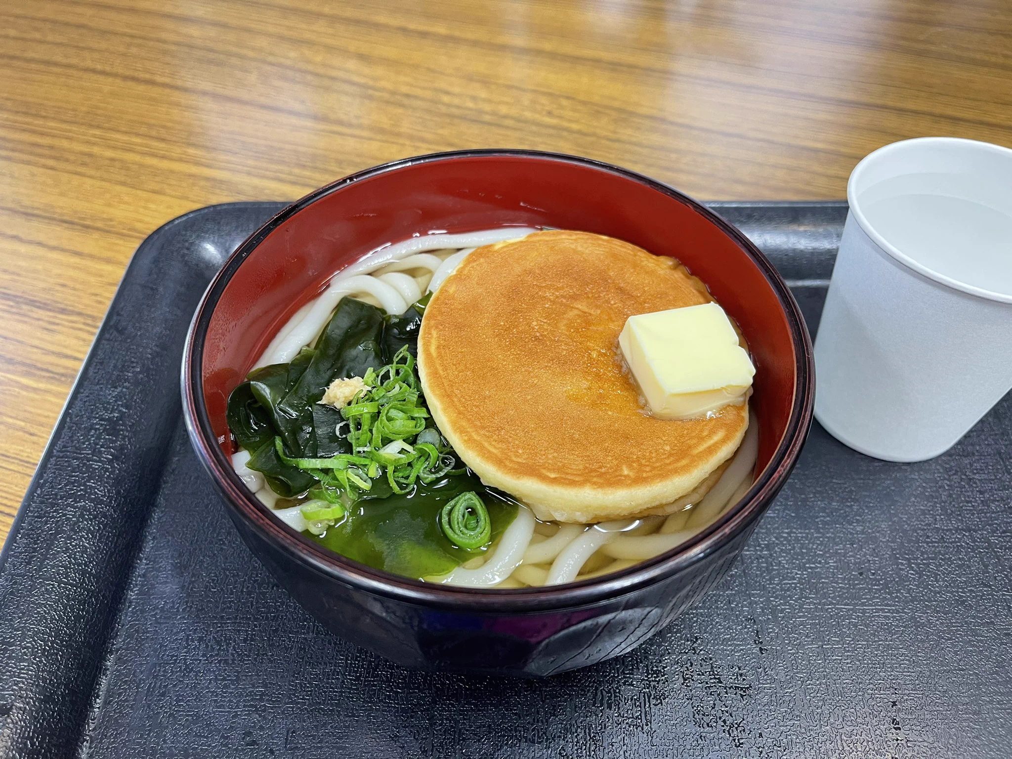 @nurari1793 パンケーキうどんに通ずる何かを感じる 
