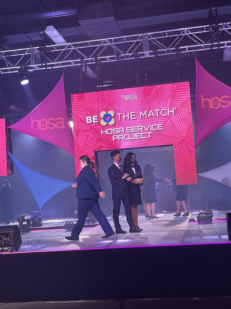 fraserhosa's tweet image. Fraser HOSA’s Be the Match chair-head Adriana Barney’s hard work paid off and was recognized at ILC for helping raise over 1500 dollars!!! Thank you to all Fraser HOSA members for your hard work on this project :)