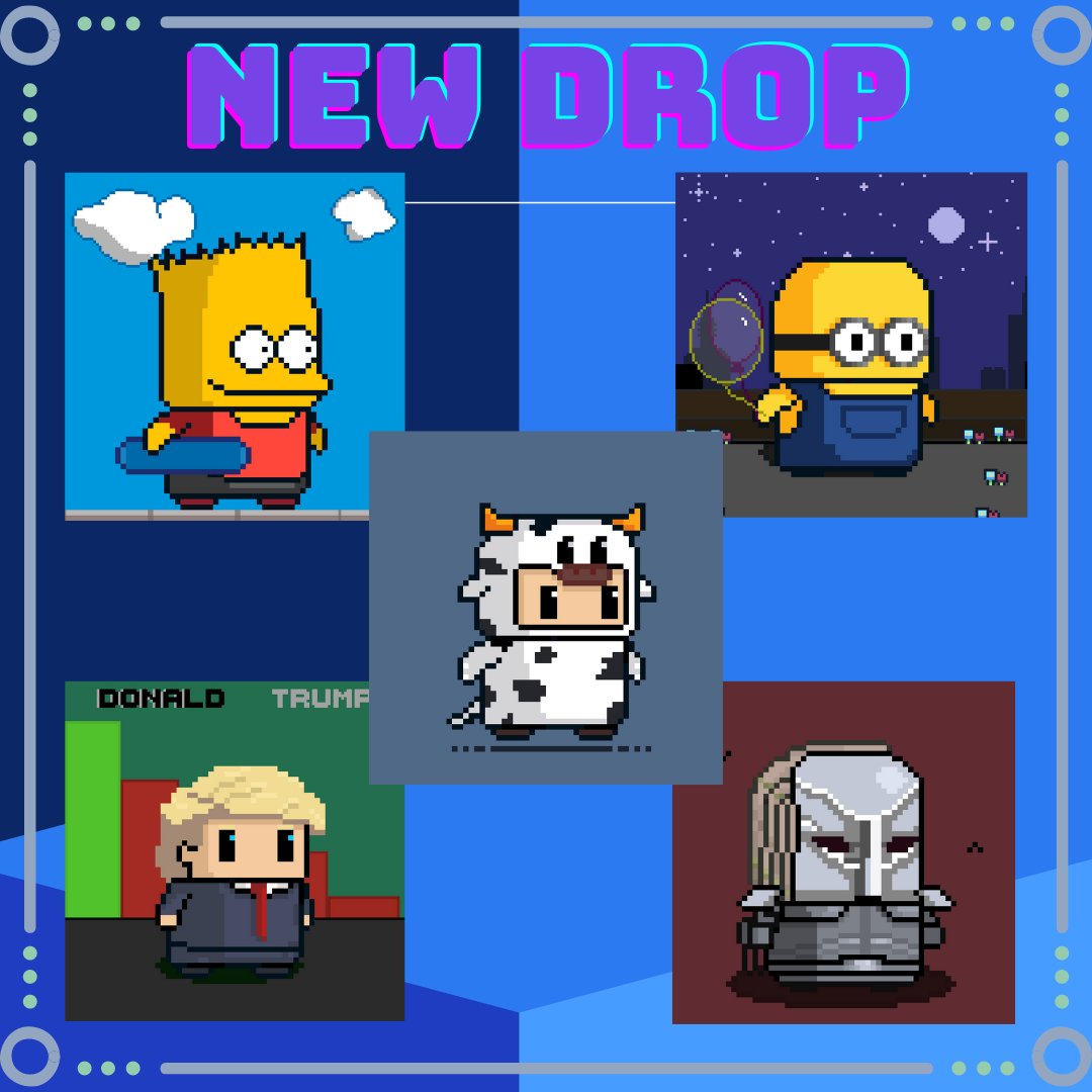 Powpowclub's tweet photo. GM World
Here's our mint-preview for the next drop.Which one is your favourite?

#NFT #pixelart #NFTdrop #nftcollector #NFTCommunity #openseanfts https://t.co/gO3tOVdP6v