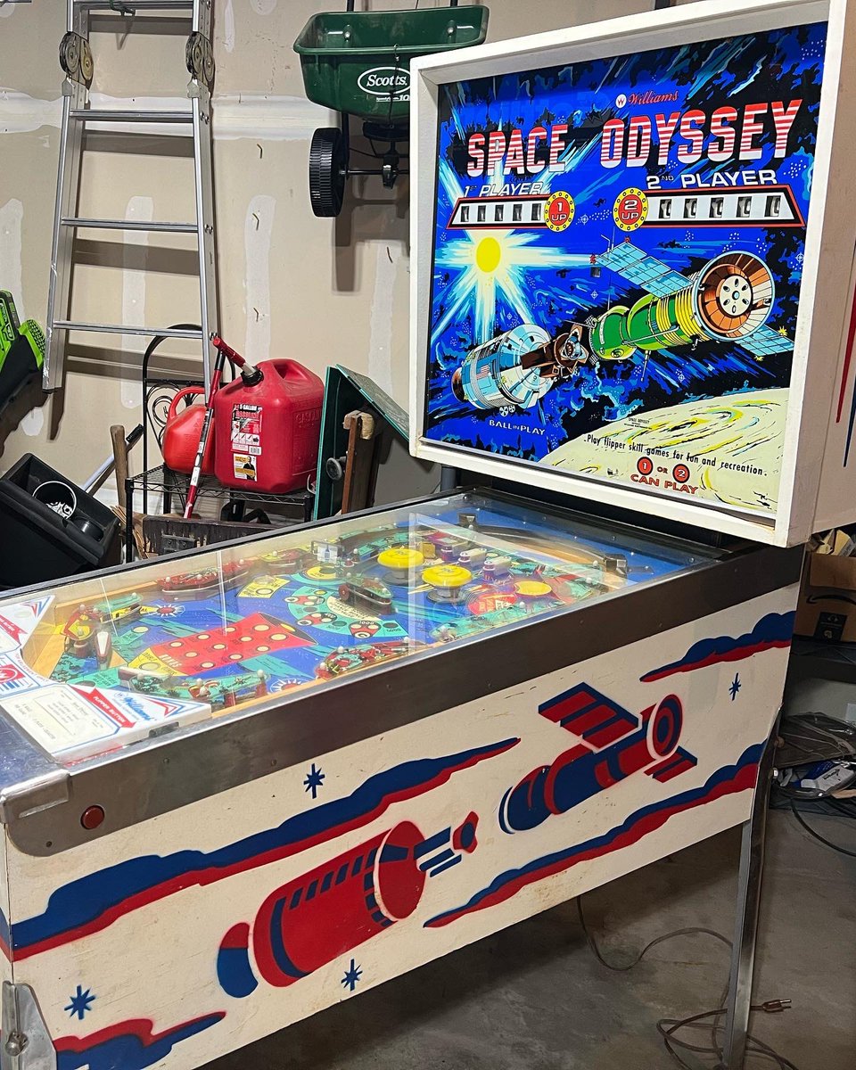 ThePinScientist's tweet image. Newest addition! Space Odyssey (Williams, 1976)

TheEMScoreKeeper.com 

#Pinball
#PinballMod
#PinballMods
#PinballRepair
#PinballRestorations
#PinballCollector
#Gameroom
#Electromechanical
#ElectromechanicalPinball
#ElectromechanicalPinballMachine
#Restoration
#FixingIt
#Hobby