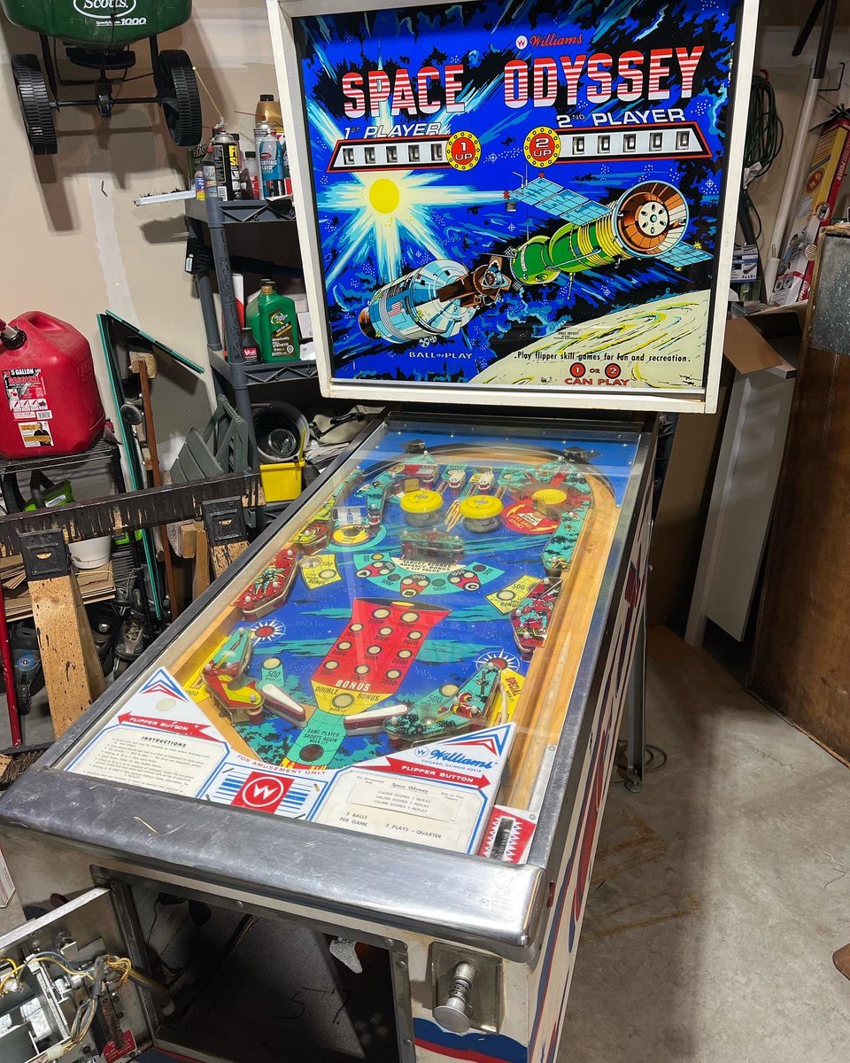 ThePinScientist's tweet image. Newest addition! Space Odyssey (Williams, 1976)

TheEMScoreKeeper.com 

#Pinball
#PinballMod
#PinballMods
#PinballRepair
#PinballRestorations
#PinballCollector
#Gameroom
#Electromechanical
#ElectromechanicalPinball
#ElectromechanicalPinballMachine
#Restoration
#FixingIt
#Hobby