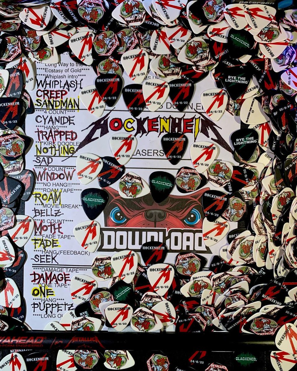 argentinaamber's tweet photo. #BuenViernes amigos! Hoy #Metallica se presentó en Hockenheim, Alemania 🇩🇪 en el marco de lo que fue el #DownloadFestival 🔥 dejamos el póster y el Setlist del día de la fecha! Ambos son excelentes!!! 🤘🏻😎 #MetAtDownloadGermany https://t.co/NvVnr7sGD3