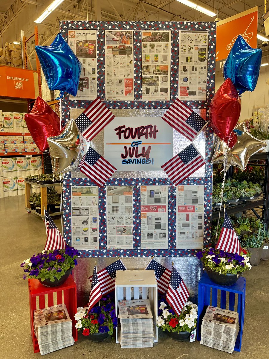 ValerieDiazTHD's tweet photo. 🇺🇸💙🤍❤️ Get an early start and shop for all the cool 4th of July Savings here at the La Habra Home Depot! See you soon! ❤️🤍💙🇺🇸 #OneTeam #pacsouth #district171 https://t.co/doh7pTMp2I