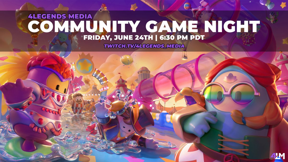4LegendsMedia's tweet photo. 4LM Fall Guys Community Game Night has begun! Join us in the Blunderdome or Twitch!

https://t.co/purOy13Tr3 https://t.co/8vKuScMQLg
