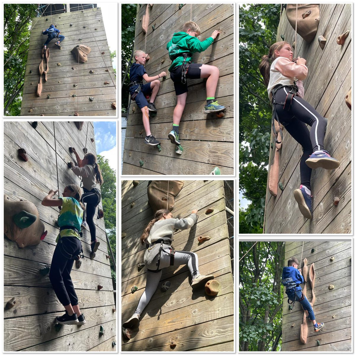 OurLady_Hitchin's tweet photo. Year 6 have been facing their fears…high ropes and rock climbing! https://t.co/yf1NEngYtf