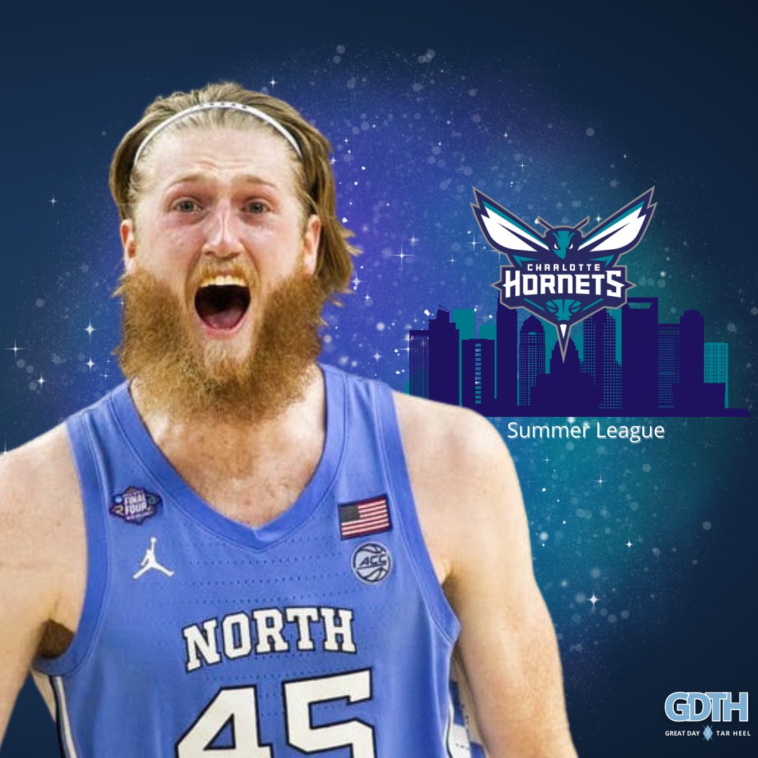 GreatDayTarHeel's tweet photo. Congratulations to @BradyManek on joining the @hornets summer league team!! https://t.co/YpAnX2P7c6