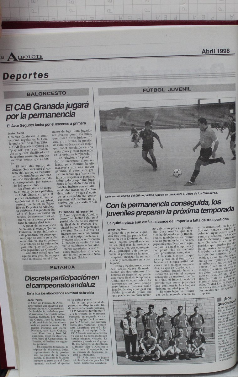 CFImperio's tweet photo. En 1998 el CD Imperio debutó en la División de Honor Juvenil e hizo un gran papel permaneciendo durante toda la temporada en la zona medio alta de la tabla clasificatoria
#historiarojilla
#cdimperio https://t.co/rcTWn9GAC6