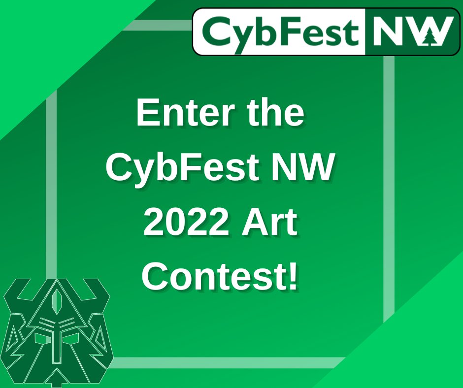 LESS THAN A MONTH UNTIL CYBFEST NW 2022! Announcing the 2022 Art Contest, judged by @ArtDevil313 and @cosmicdangrzone! You must present your entry in-person to the organizers table. Check out all the details here: cybfestnw.com/2022_contests.…