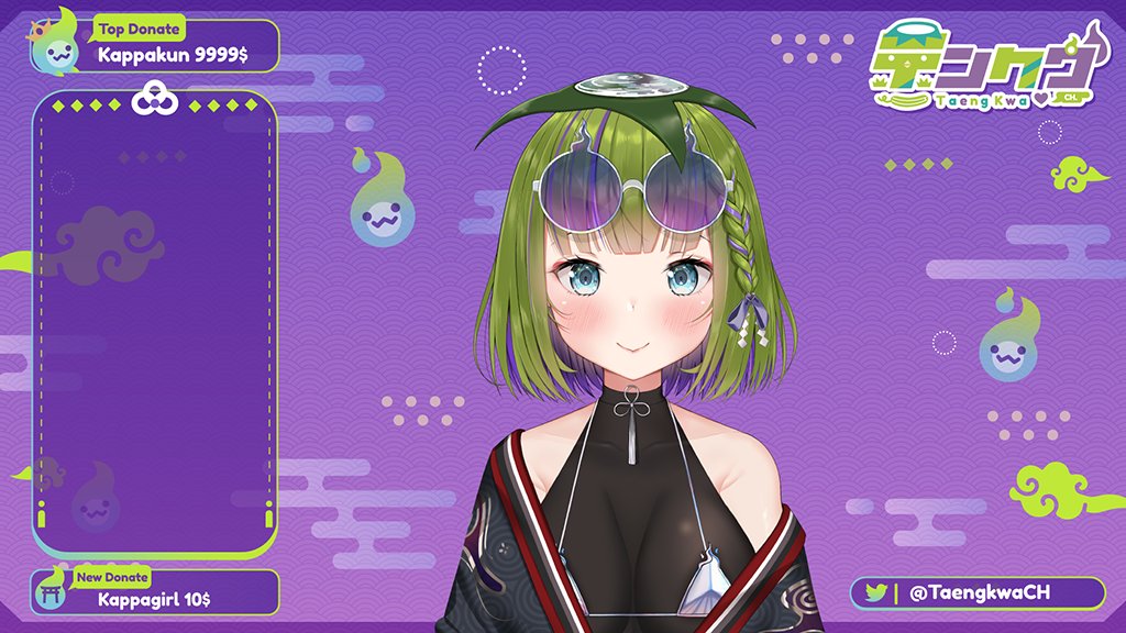 giminifrog's tweet photo. Logo &amp; Overlays for : @TaengkwaCh 🥒💚
ผลงานที่ได้ร่วมกับทางIGNITE PROJECTล่ะ ตีมสีกับคอนเซปแน่นมากๆ💚ใครชอบสาวสดใสคุยเก่งมาติดตามน้องแตงกวาด้วยกันนะคะ โมเดลใหม่ทำเอาละสายตาไม่ได้เลย😊
#Taenglive #VtuberTH #Vtuber #VTuberAssets #logodesign https://t.co/p1okkNmhi6