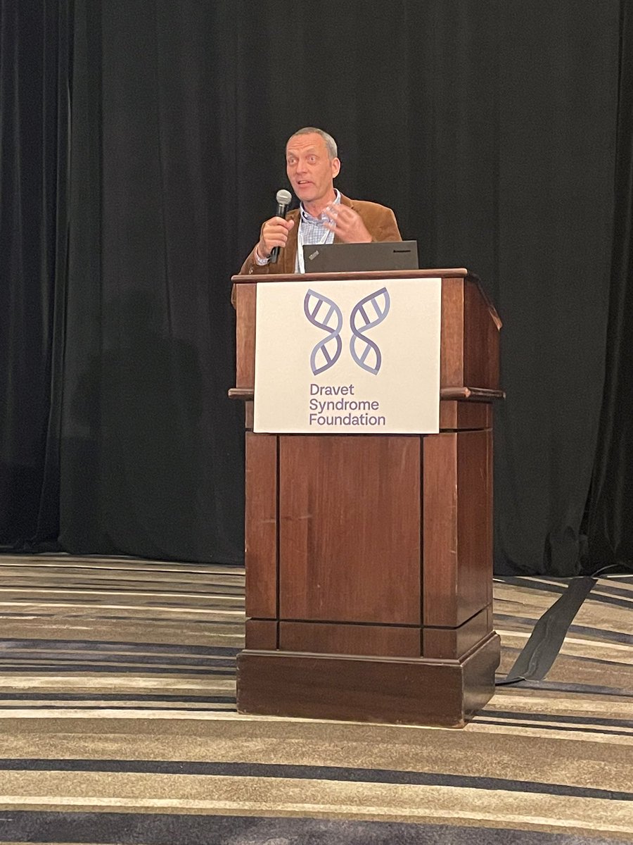 TheNotoriousEEG's tweet photo. Next to last talk for today at #Dravet Family and Prof Conf - all the way from Glasgow to Ft Worth! Dr Andreas Brunklaus @a_brunklaus covering Natural History Studies in #Dravet and their importance to understanding the condition. #DSFinDFW https://t.co/xvlzjqr81D