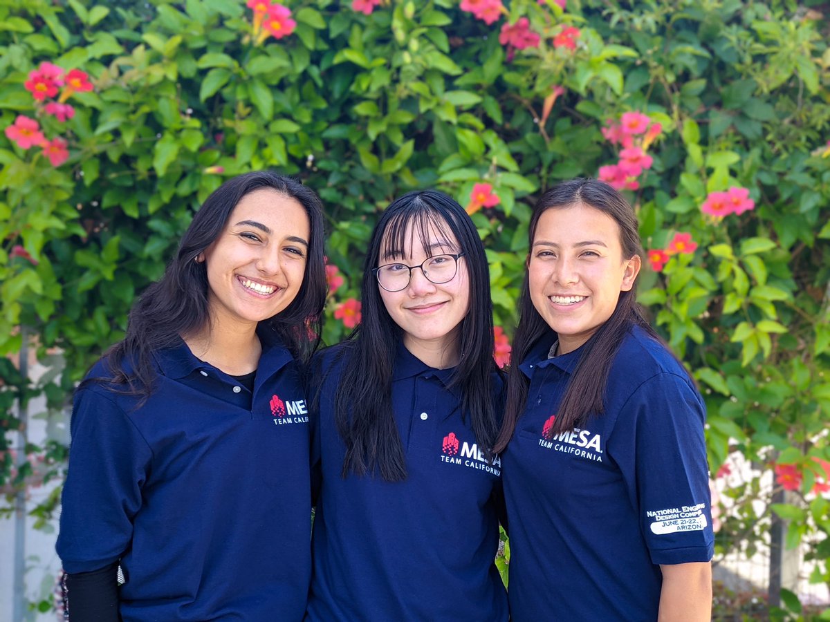 Congratulations to our National Engineering Design Competition Finalists! As we await the results we are so proud of this team and applaud their accomplishments! #MESAUSA #mesaworks  #STEMequity <a href="/MESASTEM/">California MESA</a> <a href="/UCIEngineering/">UCI Engineering</a>  #STEM