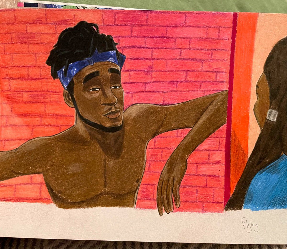 Barry_Delaney's tweet photo. Hey…what’s up? @KidCudi #Entergalactic #art #cudiart https://t.co/vs4kwl6pUa