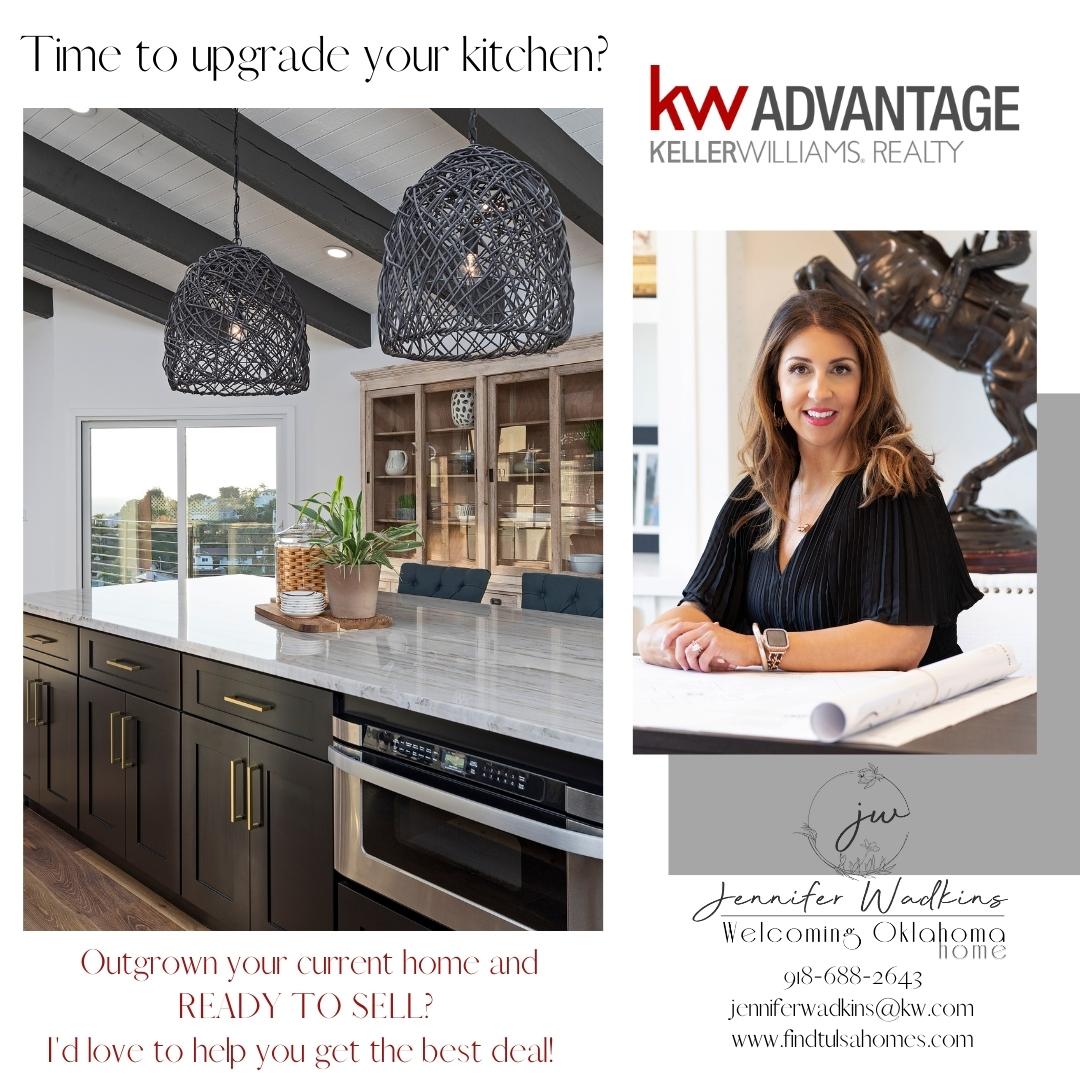 JenWadkinsHomes's tweet photo. Dreaming of upgrading your kitchen or moving into a home with more space? If you're ready to sell your home, now is still a great time!
Call me, today, for a free home market evaluation. 918-688-2643
Let me help you in Welcoming Tulsa home. 

#jenniferwadkinshomes #findtulsahomes https://t.co/VADNX7d6um