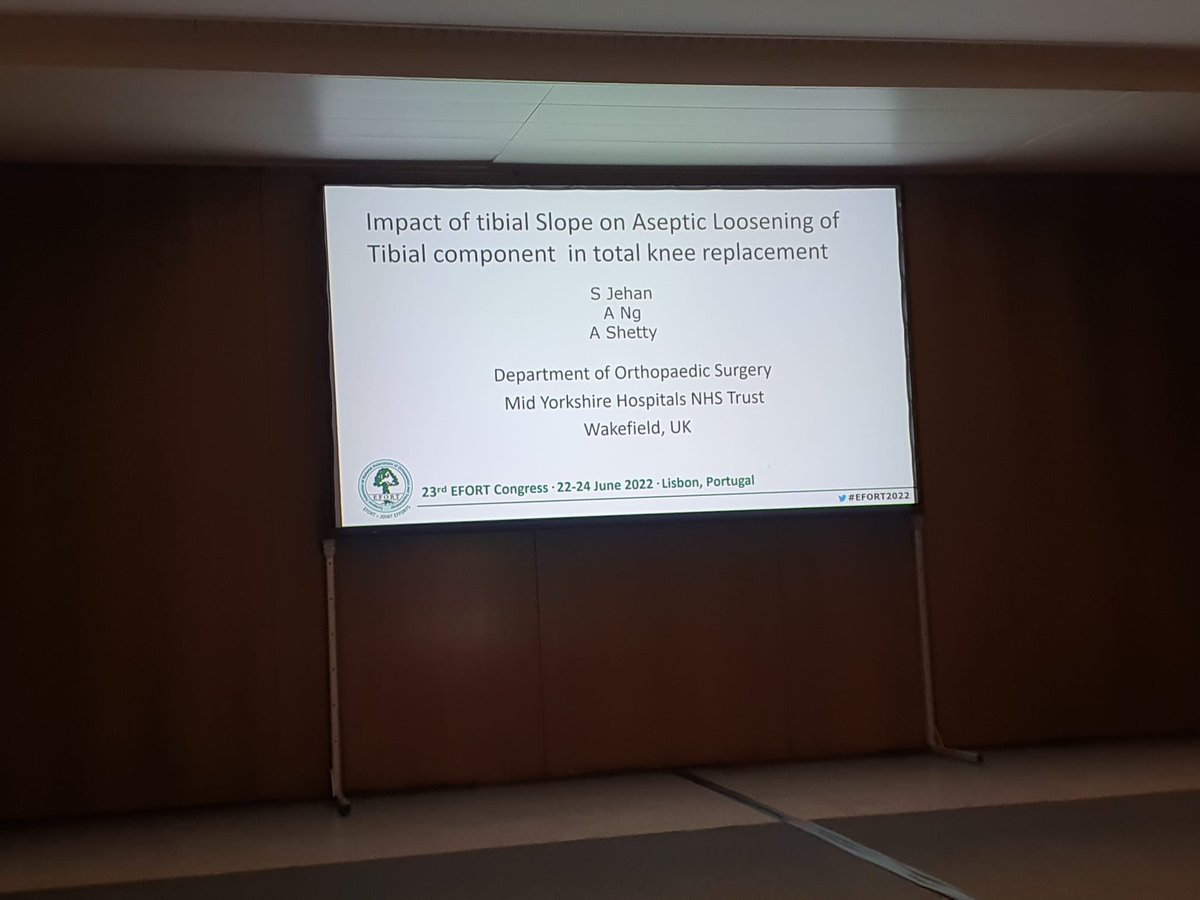 Well done <a href="/ShahJeh77271034/">Shah Jehan</a> @midyorkshireNHS podium presentation #EFORT2022