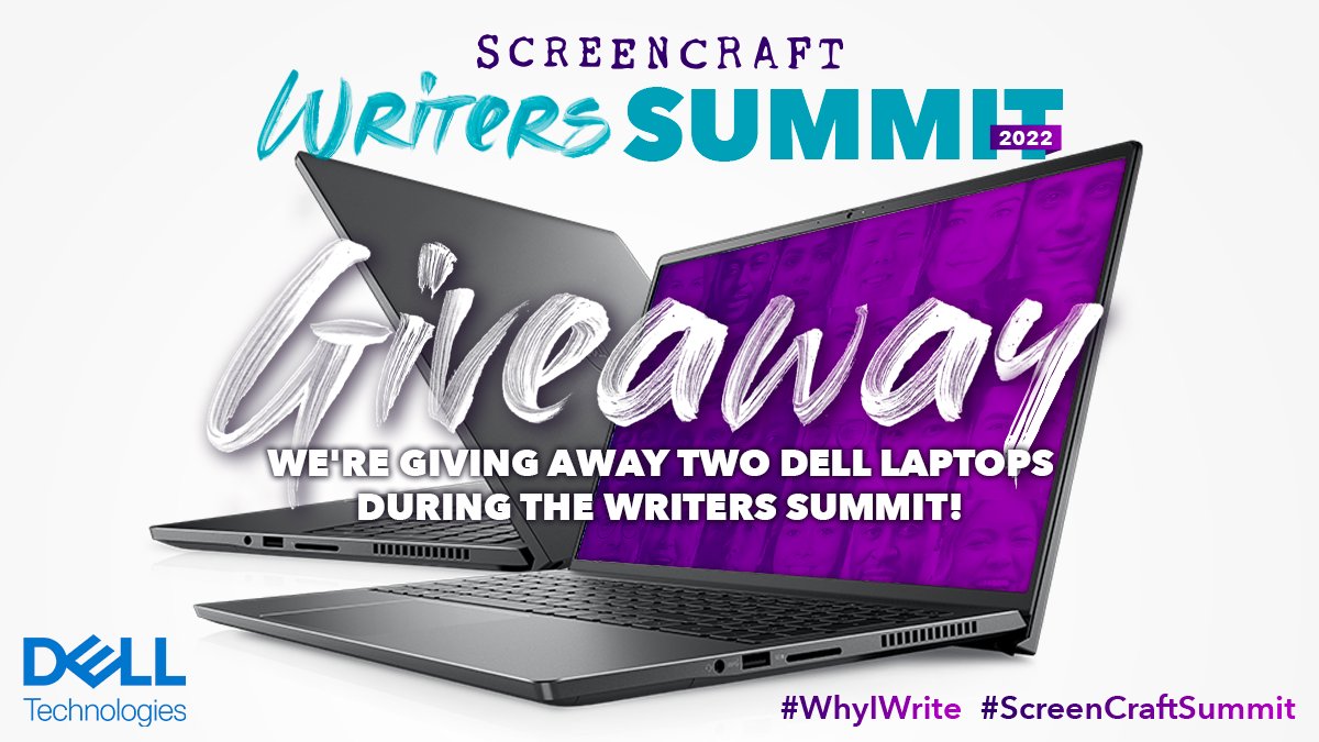 screencrafting's tweet image. Sign up to attend the #ScreenCraftSummit and you're automatically entered to win a @Dell laptop! Two winners will be chosen randomly from all registered users - they'll be notified directly via email. 

Sign up to join us: bit.ly/3vI7e1J