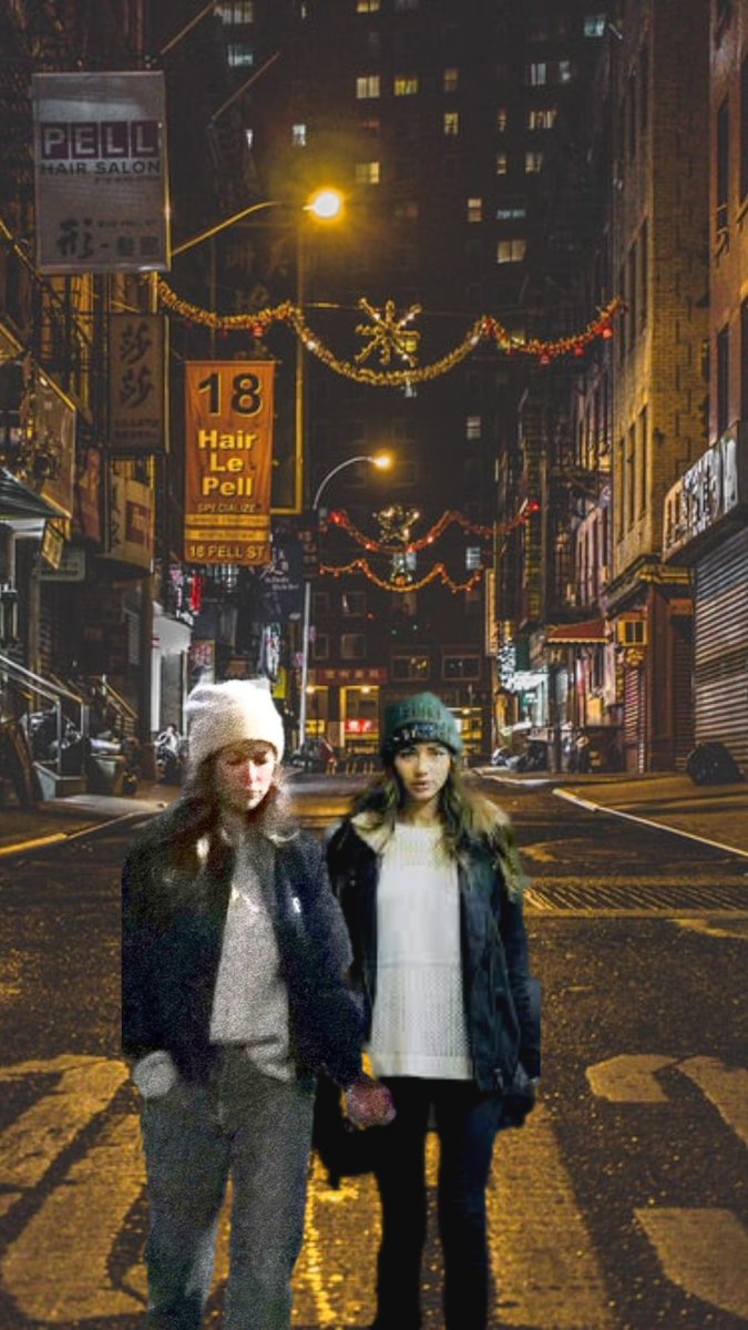 Eliviaisreal's tweet photo. Olivia and Eleanor strolling through NYC Chinatown during the holidays last year! #elivia

📸Backgrid https://t.co/zho7FsqIji