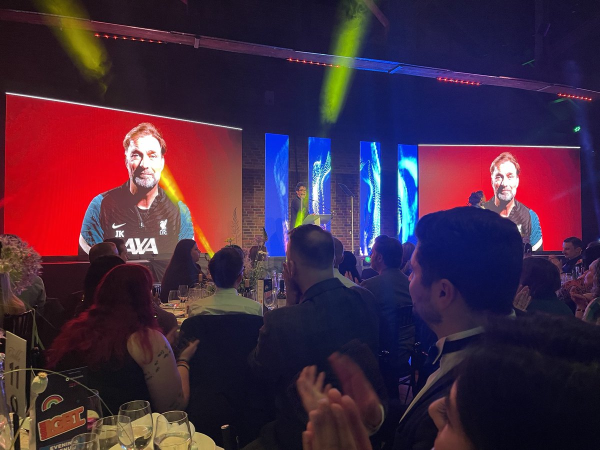 AnfieldEdition's tweet photo. Jurgen Klopp delivered a message today after being nominated for Celebrity Ally of the Year at the British LGBT Awards:

"I have always been a supporter of LGBT+ community, and if I can do anything to make a difference, then I will certainly try my best." 🏳️‍🌈 https://t.co/OtnCzxIymN