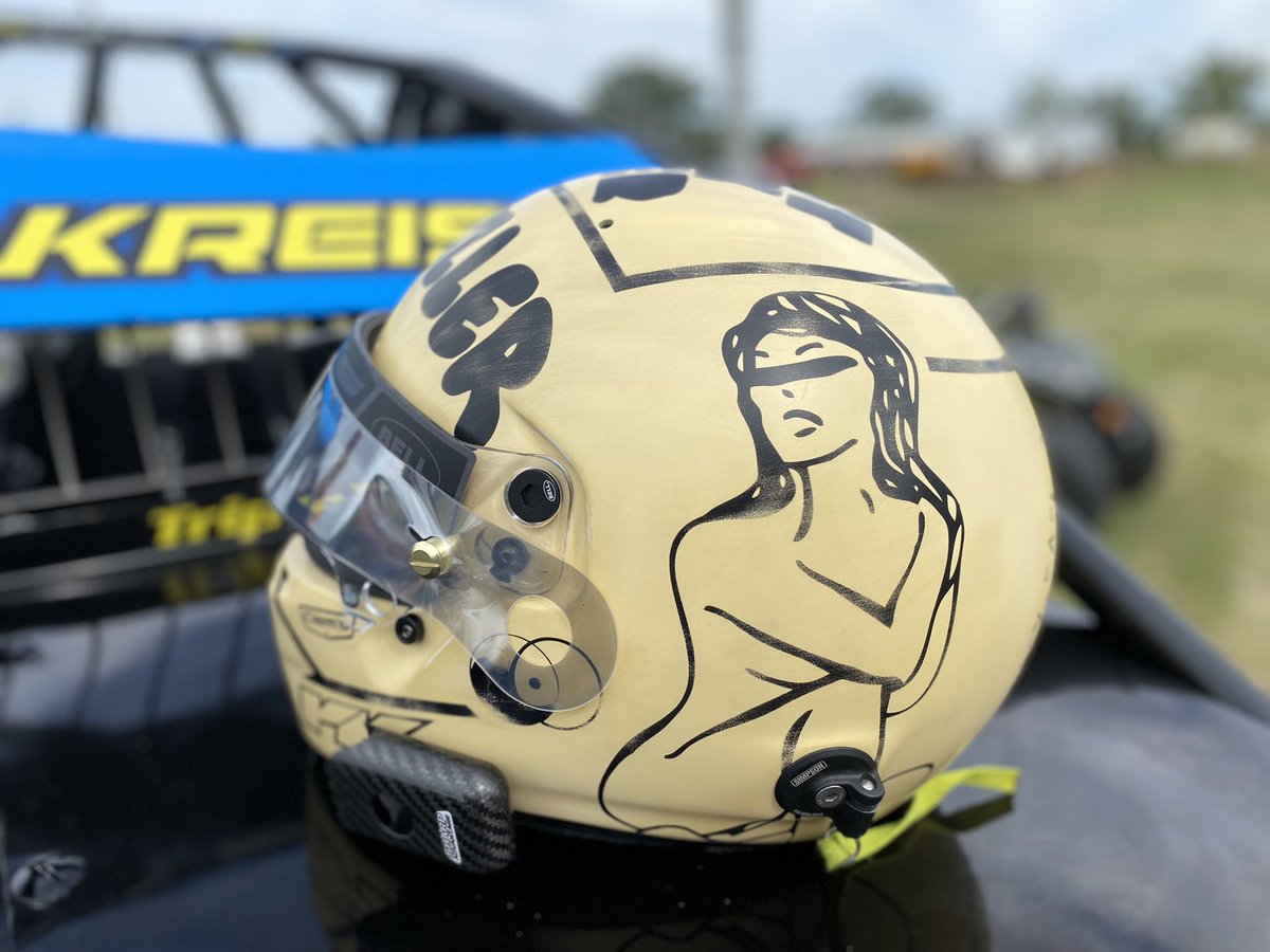 DKR_Motorsports's tweet photo. Race day at @TerreHauteTrack with a fresh @BellRacing1 by @ClemsHelmet 🔥

Hot laps: 6:30p https://t.co/xDpC9fRWaV