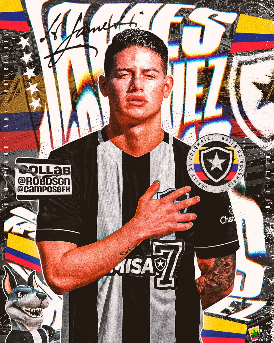 9robgol's tweet photo. @JamesRodriguez no Fogão? 😳
Collab com meu irmão @Camposgfx1 🤝🖊️
#botafogo #fogo #fogão #jamesrodriguez #james #centraldomercado #transfer #transferencia #futebol #football #footballdeal #putfire #timetosetfire https://t.co/nzxid4L375