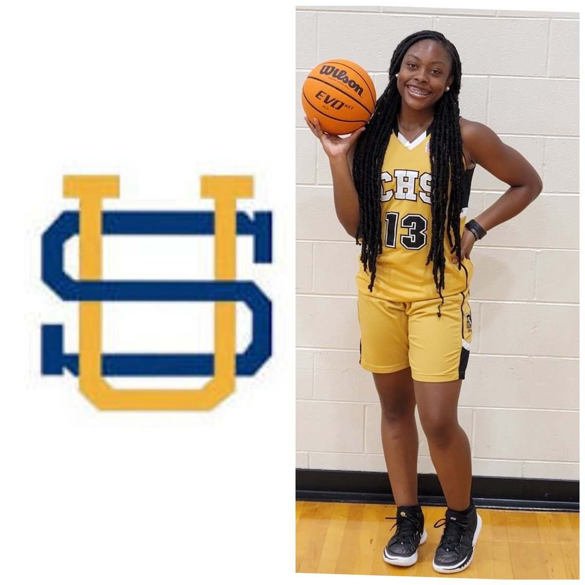 HoopsTrojan's tweet photo. Congratulations to @HoopsTrojan c/o '25 forward @madison_swint on picking up her 1st offer today from @HerringLemont and @SUSCC_WBB. The results of hardwork is undeniable. 
#EverythingDifferent https://t.co/v4zsHeubZ1
