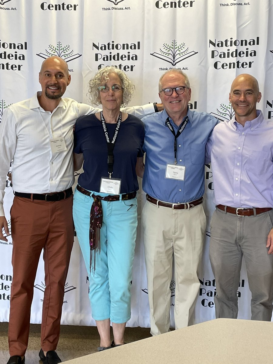 The team that made the <a href="/PaideiaCenter/">Paideia Center</a> National Conference a huge success! Thanks Jeremy, Cindy, Terry, and Darren. #ReclaimingTimeToTeachAndLearn #paideia